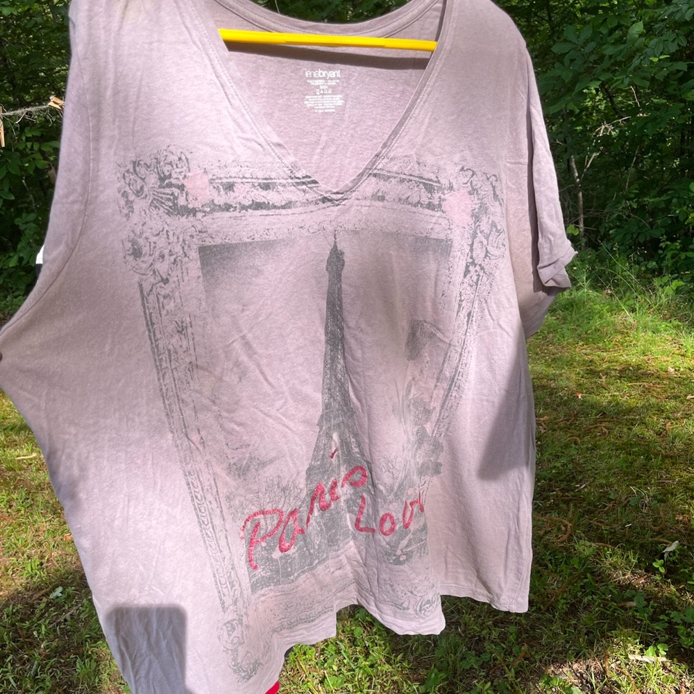 Lane Bryant 22/24 Paris tee featuring Eiffel Tower